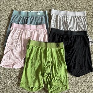 5 pairs Lululemon boxers